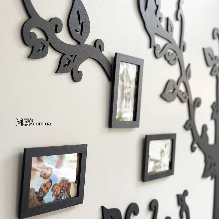Сімейне Дерево "Ажурне", Композиція з Фоторамок