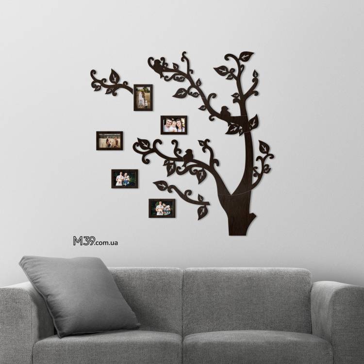 Сімейне Дерево "Ажурне", Композиція з Фоторамок