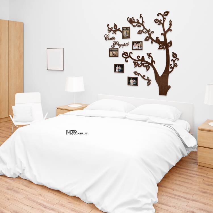 Сімейне Дерево "Ажурне", Композиція з Фоторамок