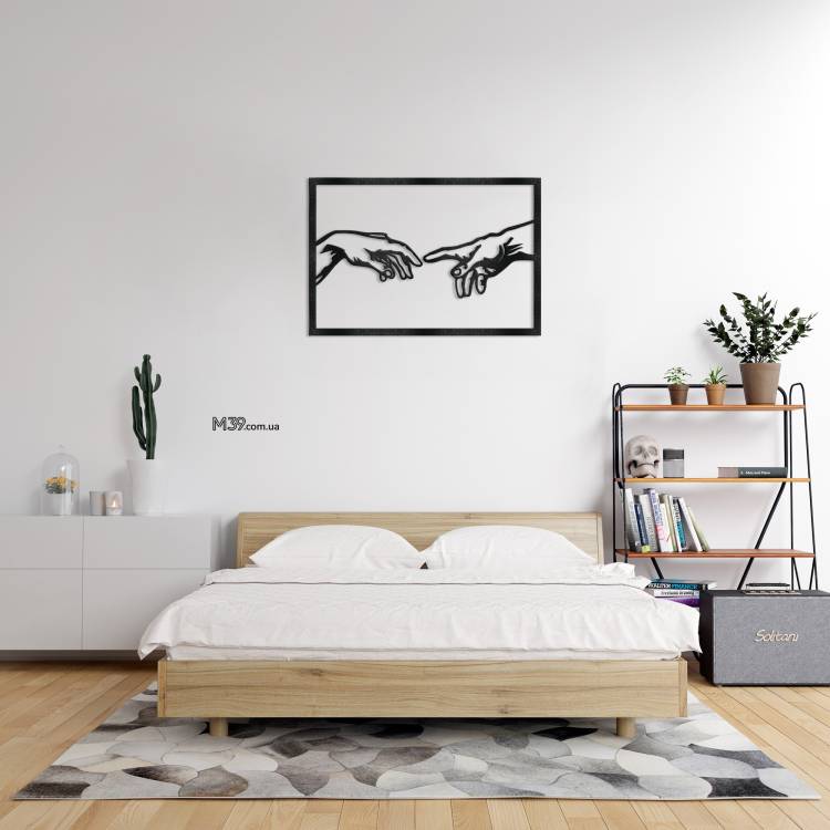 Декор з Дерева на Стіну - панно "Руки", мінімалістичний декор m39.com.ua Декор з Дерева на Стіну - панно "Руки", мінімалістичний декор