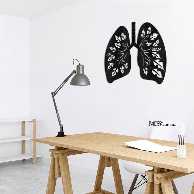 Подарунок Лікарю - Панно "Легені", 3д картина з дерева m39.com.ua Подарунок Лікарю - Панно "Легені", 3д картина з дерева