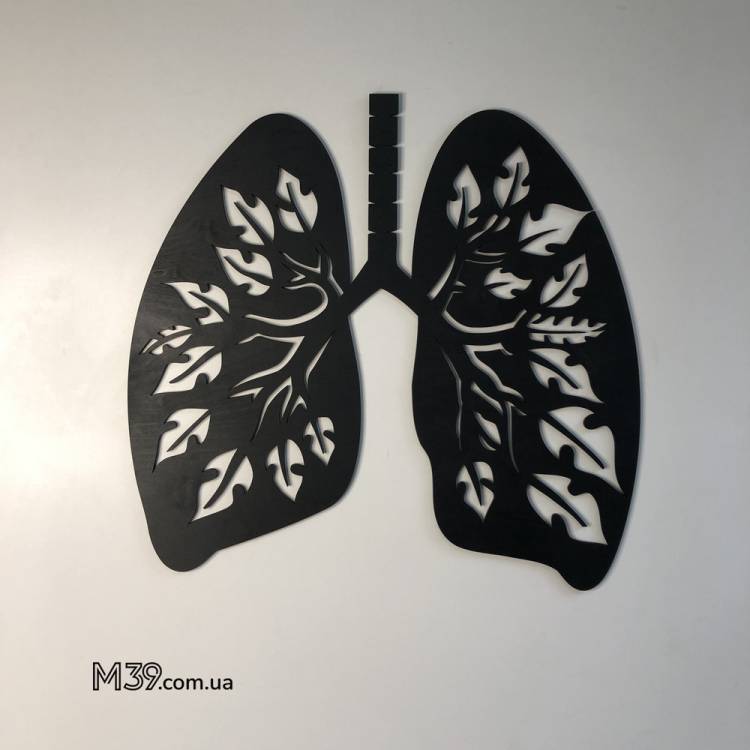 Подарунок Лікарю - Панно "Легені", 3д картина з дерева m39.com.ua Подарунок Лікарю - Панно "Легені", 3д картина з дерева
