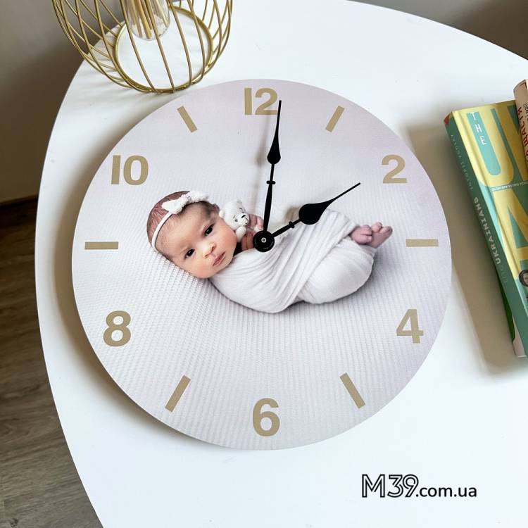 Годинник з Вашим Фото Настінний