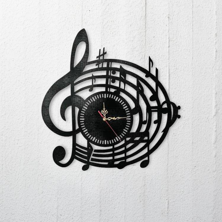 Настінний Годинник з Дерева — Оригінальний Подарунок до Дня Працівника Радіо