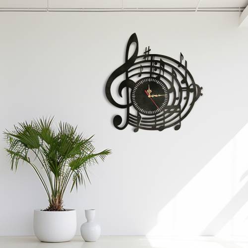 Настінний Годинник з Дерева — Оригінальний Подарунок до Дня Працівника Радіо