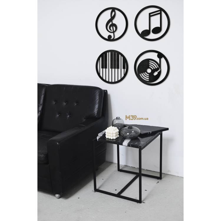 Декор из дерева на стену - панно "Музыка", 3D картина на стену m39.com.ua Декор из дерева на стену - панно "Музыка", 3D картина на стену