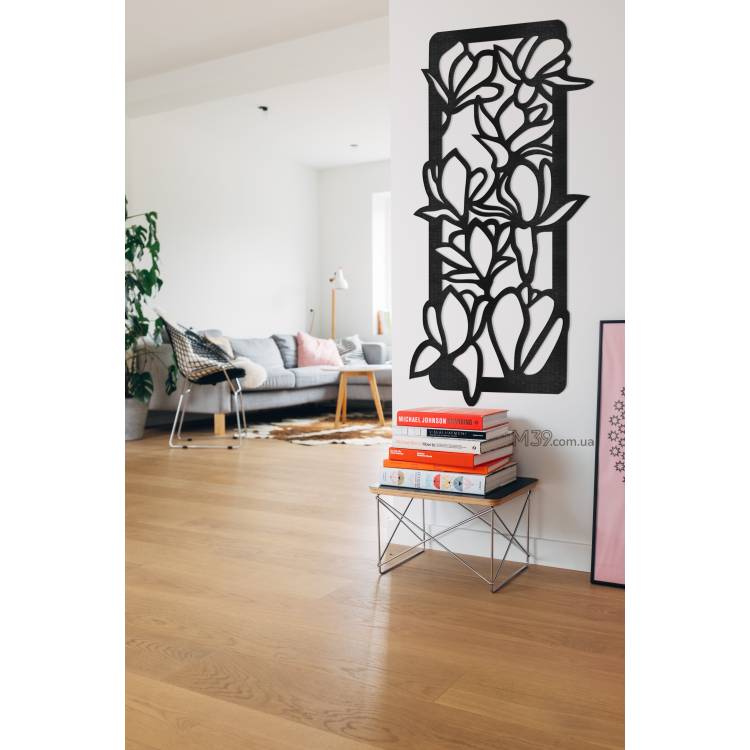 Деревянное декоративное вертикальное панно Орхидеи m39.com.ua Деревянное декоративное вертикальное панно Орхидеи