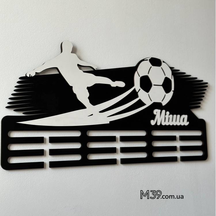 Медальница из дерева Футбол m39.com.ua Медальница из дерева Футбол
