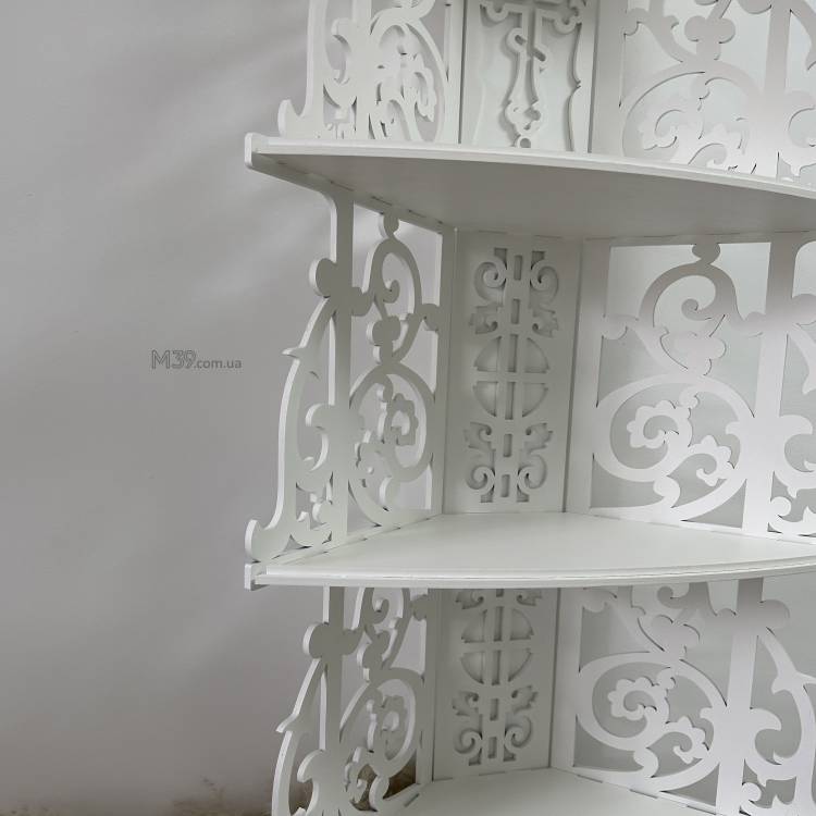 Іконостас домашній з дерева Настінний. Поличка для ікон