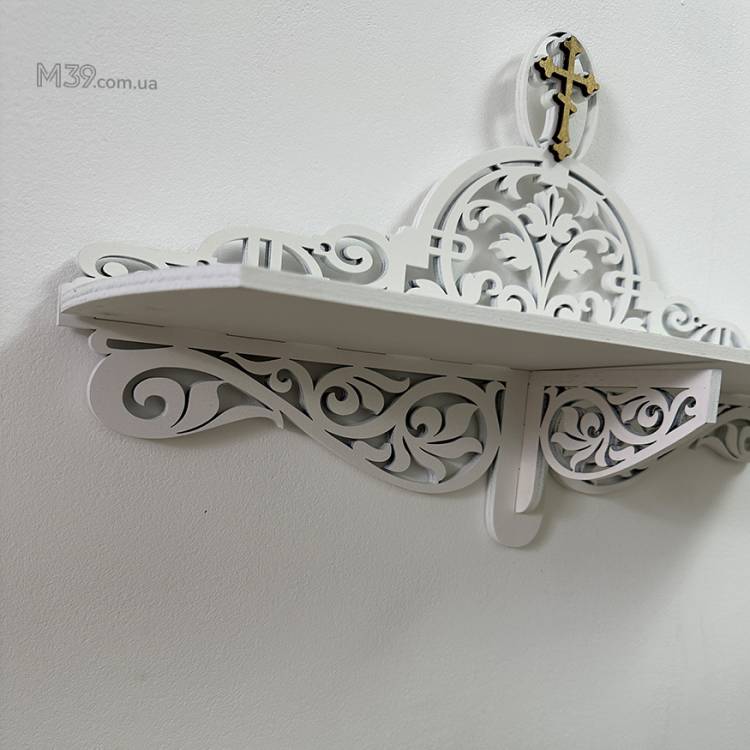 Иконостас домашний маленький, Полка для икон настенная