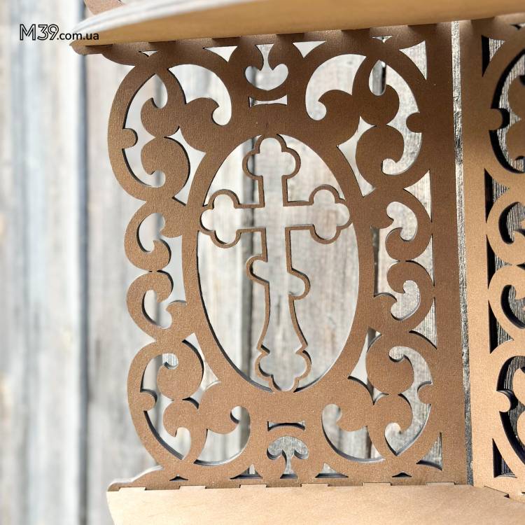 Іконостас домашній. Поличка кутова для ікон