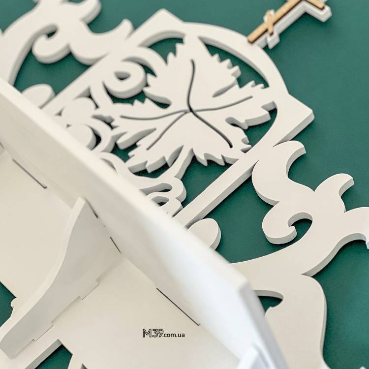 Поличка для Ікон, Іконостас Домашній з Виноградом і Голубами Настільний