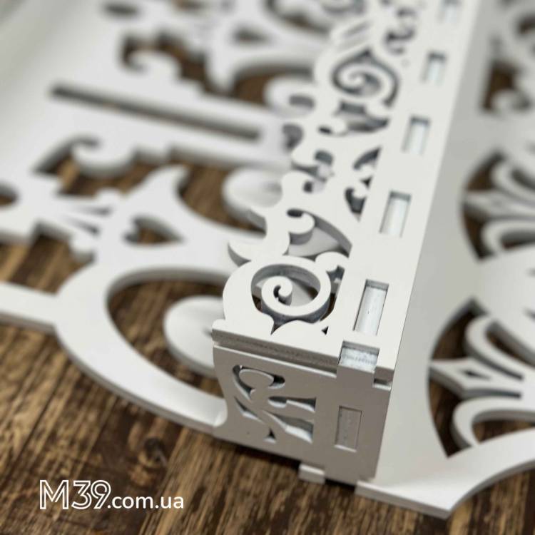 Іконостас Великий Настінний з Дерева на 5 Поличок