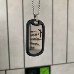 Жетон з  молитвою - Чуттєвий подарунок для військових 