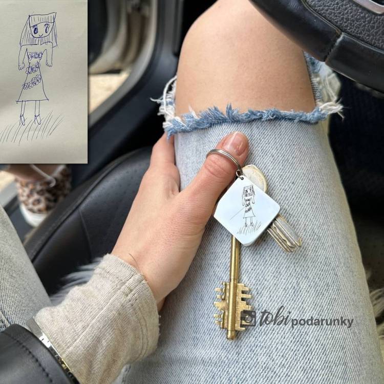 Унікальний Брелок з Вашим Написом від Руки m39.com.ua Унікальний Брелок з Вашим Написом від Руки