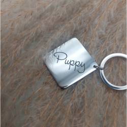 Подарунок на свята - Брелок з персоналізованим написом