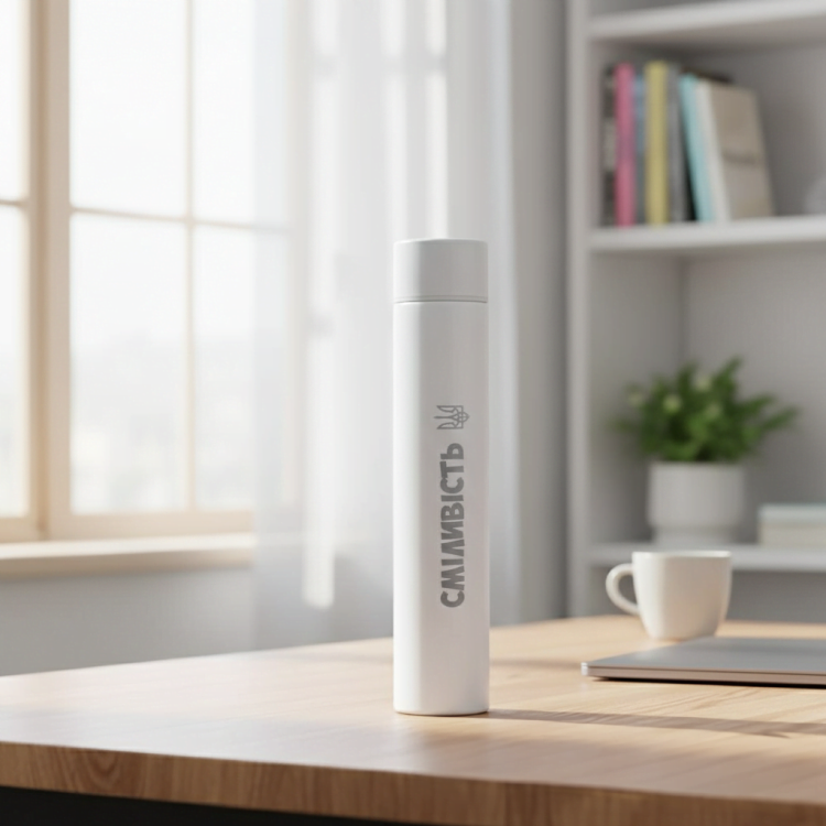 Термос с Гравировкой Белый m39.com.ua Термос с Гравировкой Белый