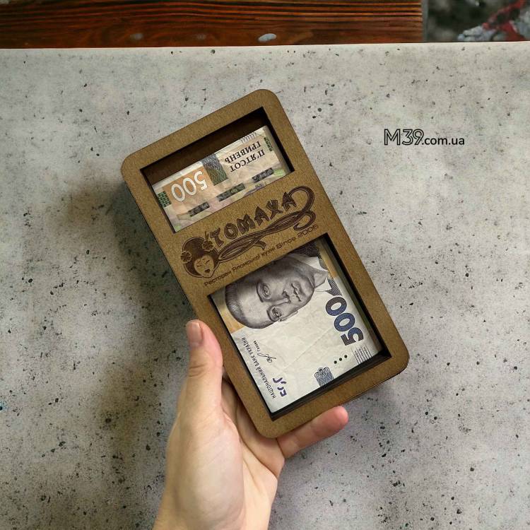 Розрахункова книжка, чек-бук для horeca з лазерним гравіюванням логотипу