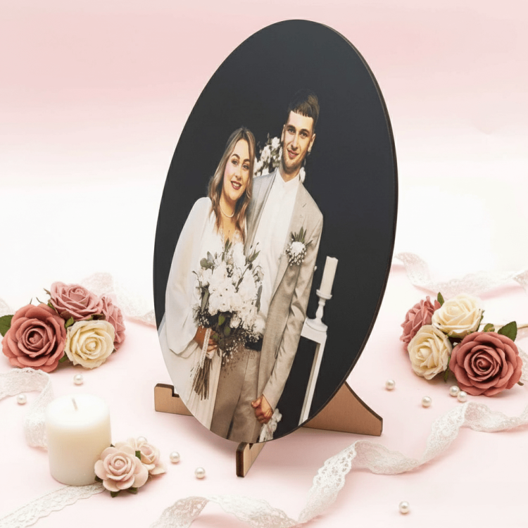 Подарунок на Коханій на Річницю - Фото-Круг Настільний m39.com.ua Подарунок на Коханій на Річницю - Фото-Круг Настільний