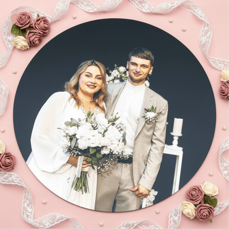 Подарунок на Коханій на Річницю - Фото-Круг Настільний m39.com.ua Подарунок на Коханій на Річницю - Фото-Круг Настільний