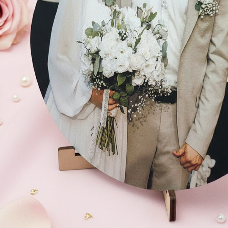 Подарунок на Коханій на Річницю - Фото-Круг Настільний m39.com.ua Подарунок на Коханій на Річницю - Фото-Круг Настільний