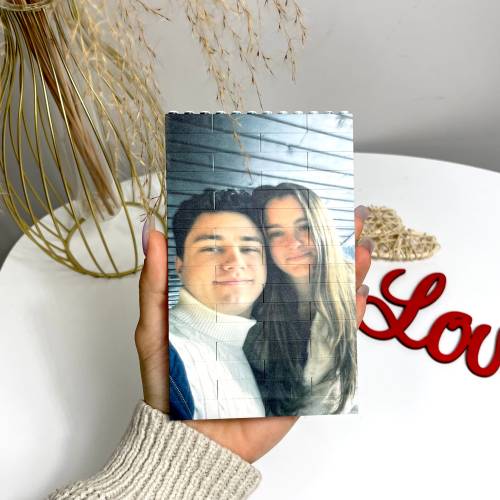 Подарунок коханій/коханому на річницю — Конструктор з Вашим фото