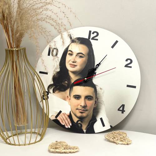Годинник з Вашим Фото Настінний, Функціональний Декор в дім