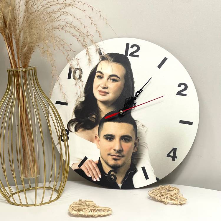 Годинник з Вашим Фото Настінний, Функціональний Декор в дім