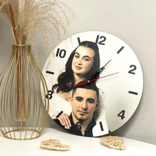 Годинник з Вашим Фото Настінний, Функціональний Декор в дім