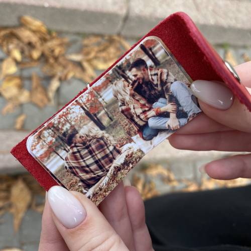 Фотобрелок персоналізований зі шкіри, подарунок на річницю m39.com.ua Фотобрелок персоналізований зі шкіри, подарунок на річницю