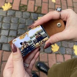 Брелок з фото, персоналізований подарунок з фотографіями