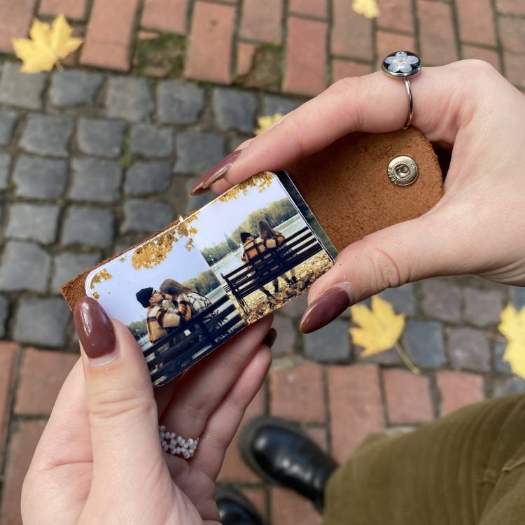 Брелок з фото, персоналізований подарунок з фотографіями