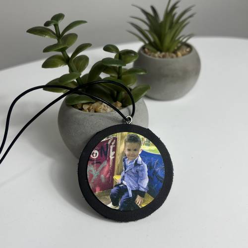 Автомобильная подвеска с индивидуальной фото-печатью вашего ребенка