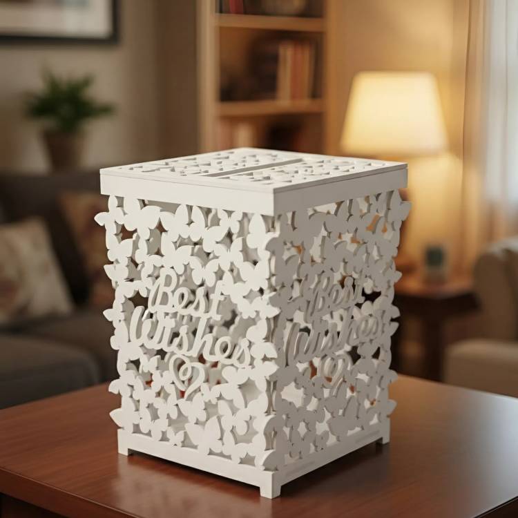 Коробка для грошей з метеликами