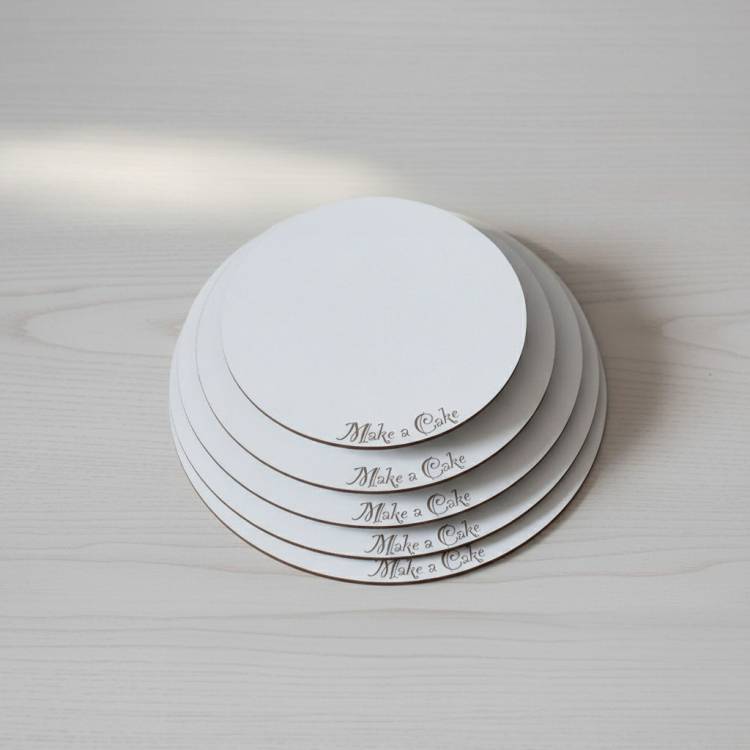 Подложки под торт усиленные с гравировкой круглые разного диаметра m39.com.ua Подложки под торт усиленные с гравировкой круглые разного диаметра