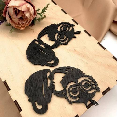 Підставка під гаряче "Совушки", костер