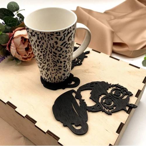 Підставка під гаряче "Совушки", костер