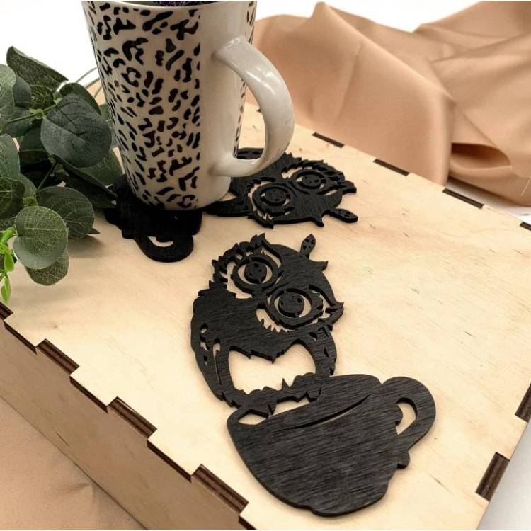 Підставка під гаряче "Совушки", костер