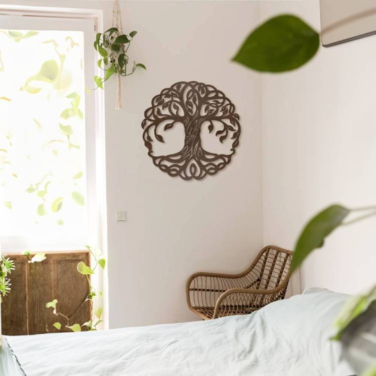 Декор для комнаты из дерева настенный - Картина на стену "Дерево Круглое", объемная, декоративное панно m39.com.ua Декор для комнаты из дерева настенный - Картина на стену "Дерево Круглое", объемная, декоративное панно