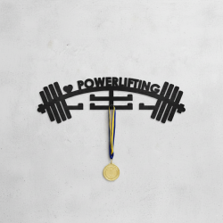 Медальниця з дерева пауерліфтинг,Powerlifting, штанга
