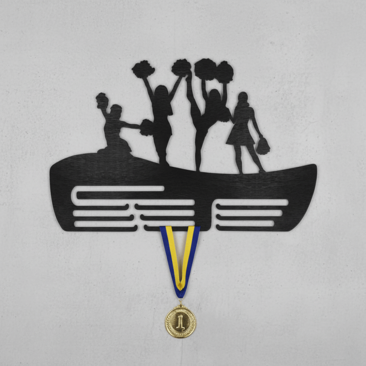 Медальница из дерева Чирлидинг, cheerleading m39.com.ua Медальница из дерева Чирлидинг, cheerleading