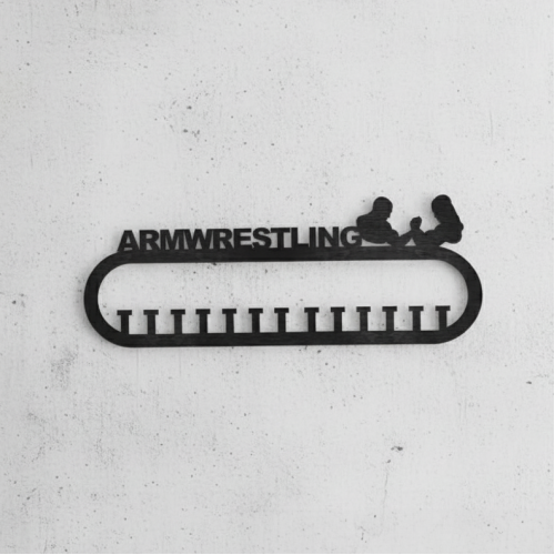 Медальниця з дерева Armwrestling Армреслінг
