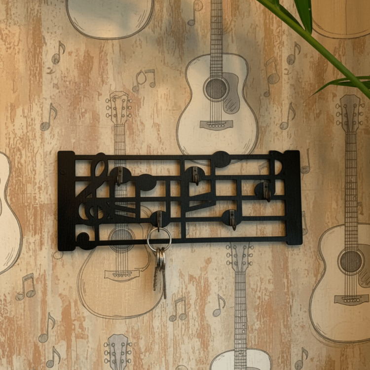 Настенная ключница "Музыка" из дерева m39.com.ua Настенная ключница "Музыка" из дерева