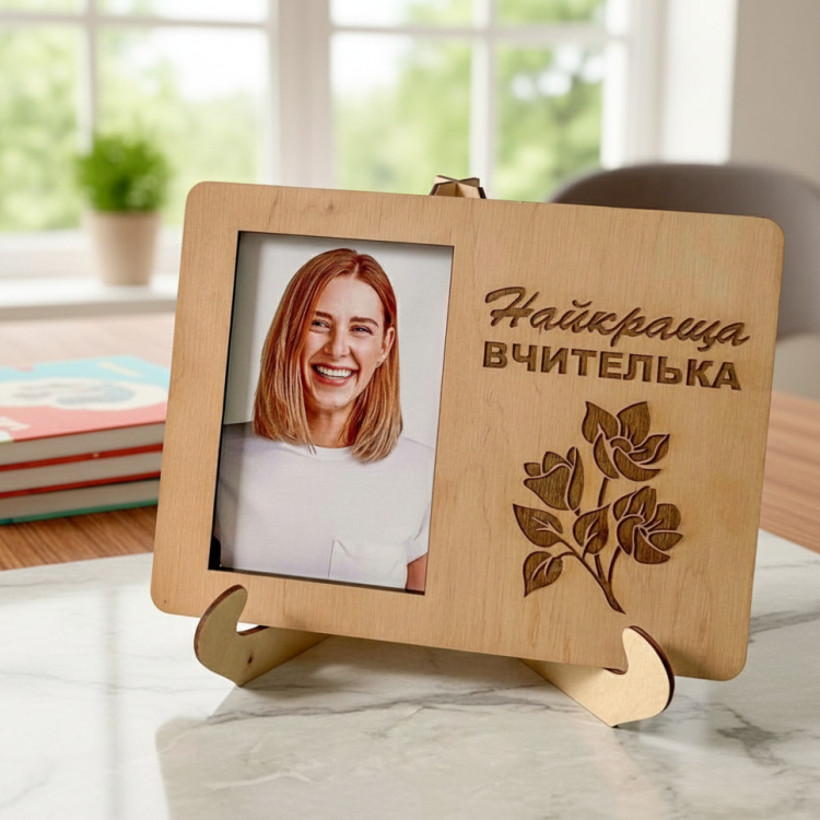 Подарок для учительницы - Фоторамка "Лучшая учительница" настольная m39.com.ua Подарок для учительницы - Фоторамка "Лучшая учительница" настольная