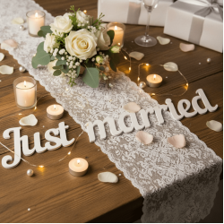 Надпись из Дерева для Свадебной Фотозоны Just Married