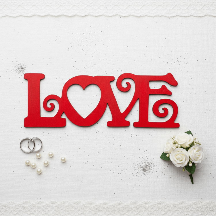 Слово Love из Дерева На Свадьбу, Романтическую Фотосессию, Лав Стори