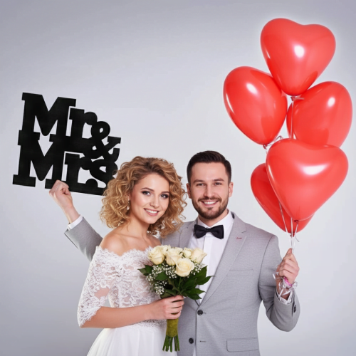 Декоративное Панно Надпись на Свадьбу Mr и Mrs