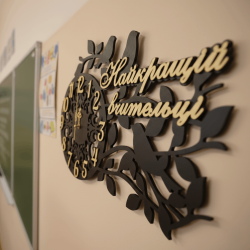 Подарунок Вчительці, Годинник з пташками найкращому вчителю