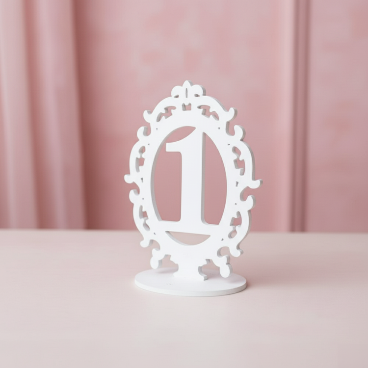 Номерки на стіл з Дерева Ажур