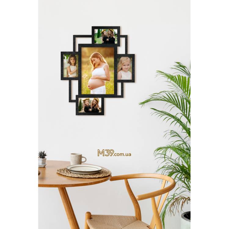 Подарок Родителям - Фоторамка "Минималистичная" на 5 фото m39.com.ua Подарок Родителям - Фоторамка "Минималистичная" на 5 фото